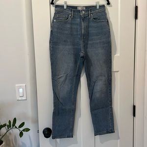 Everlane original cheeky jean, size 27, cropped length